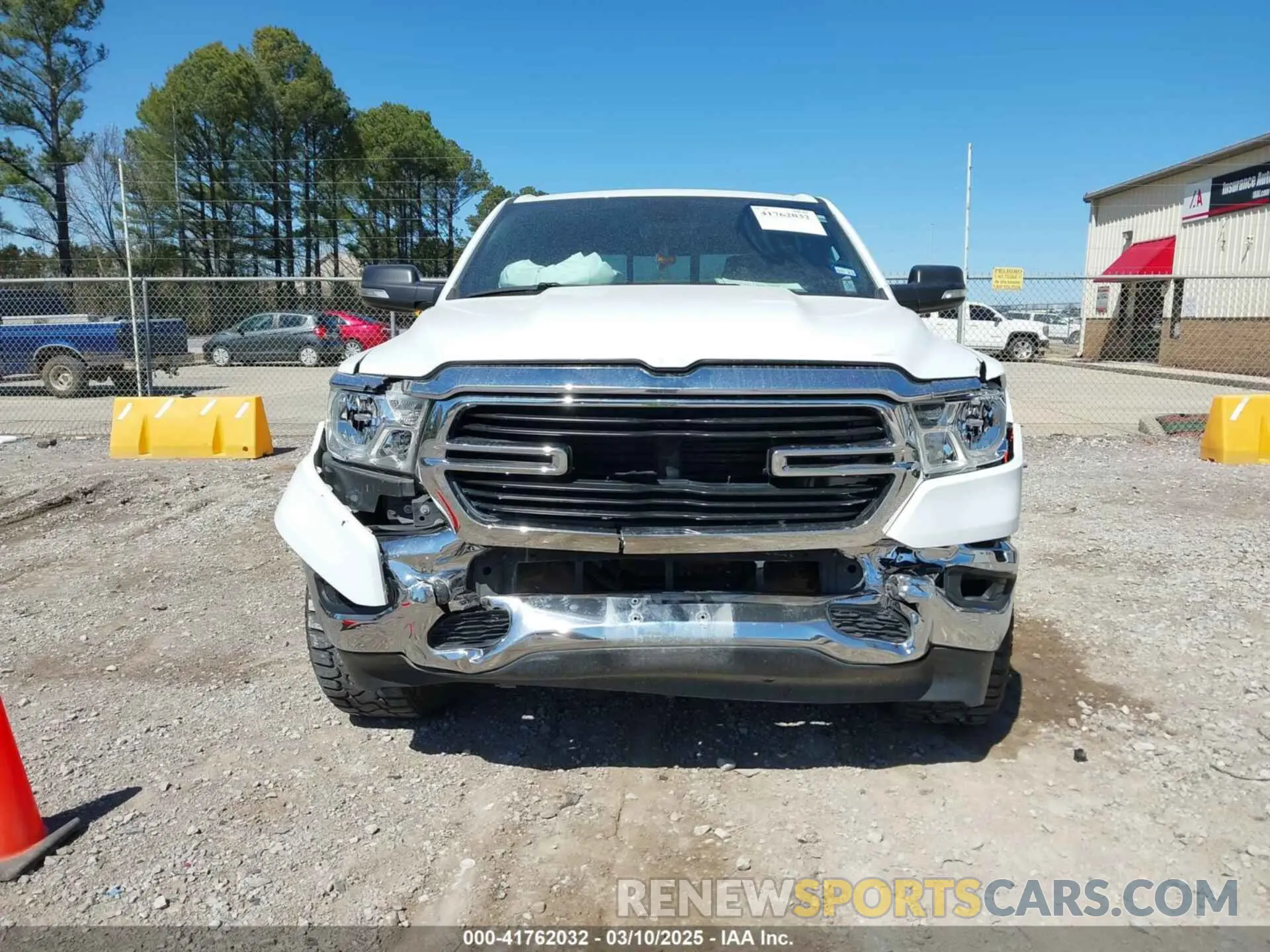 12 fotografías del automóvil dañado 1C6RREFT4MN708750 RAM 1500 2021