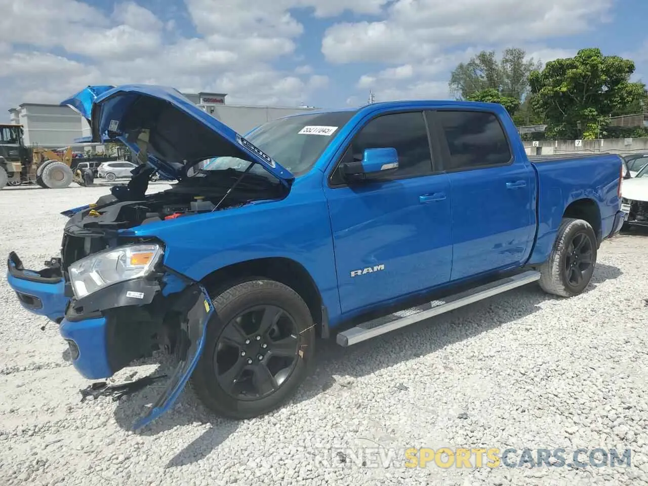 1 fotografías del automóvil dañado 1C6RREFT5MN690677 RAM 1500 2021