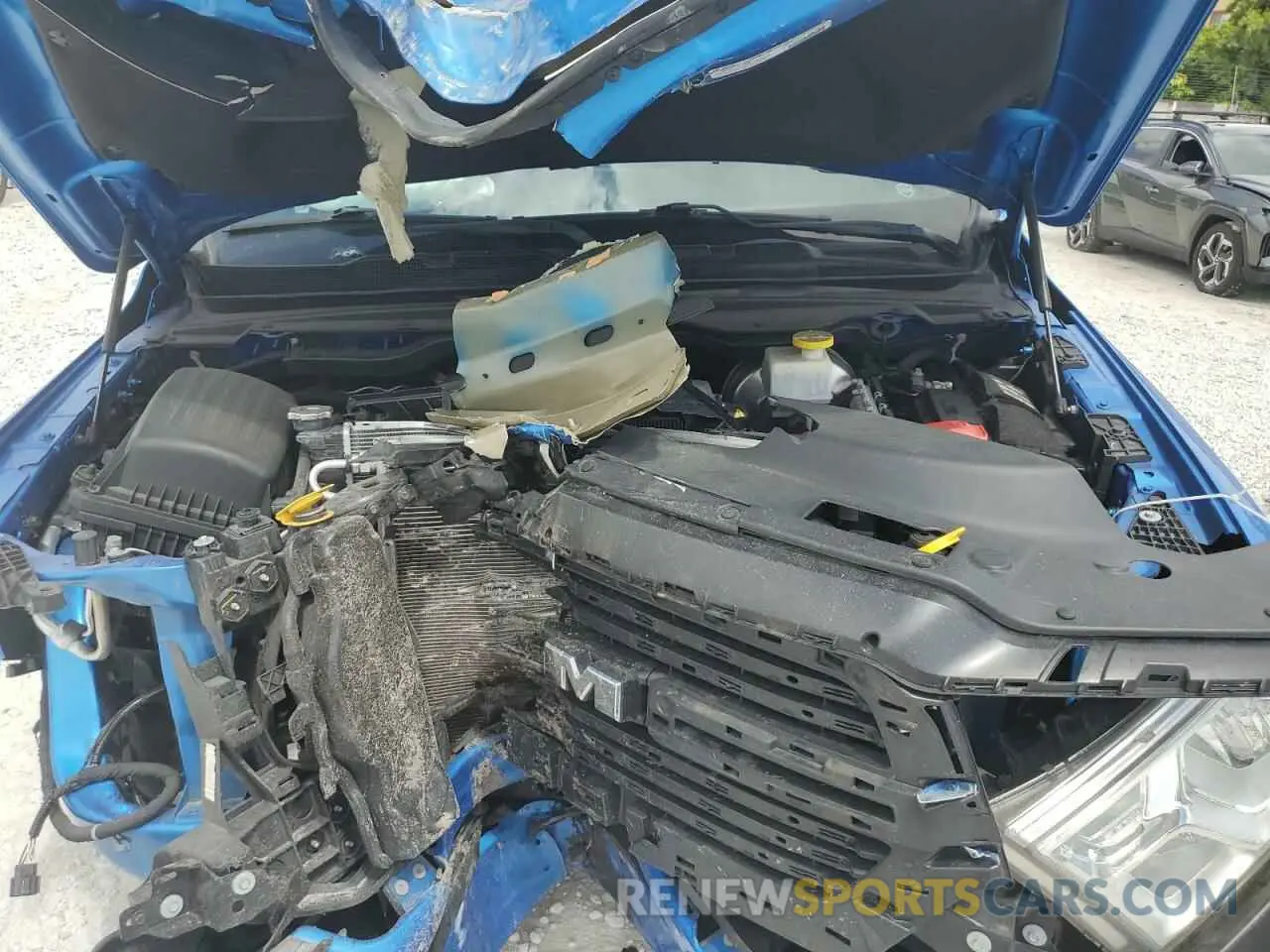 11 fotografías del automóvil dañado 1C6RREFT5MN690677 RAM 1500 2021