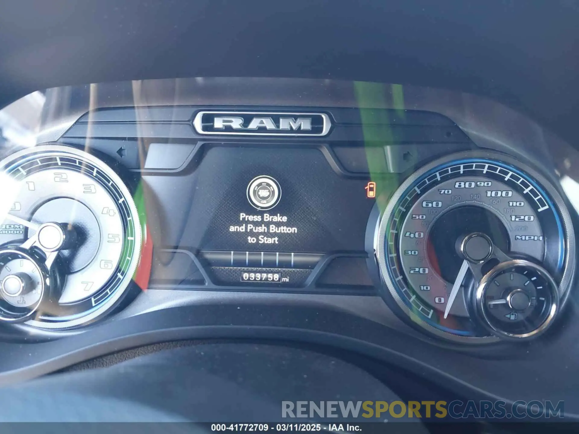 7 fotografías del automóvil dañado 1C6RREHT6MN501709 RAM 1500 2021