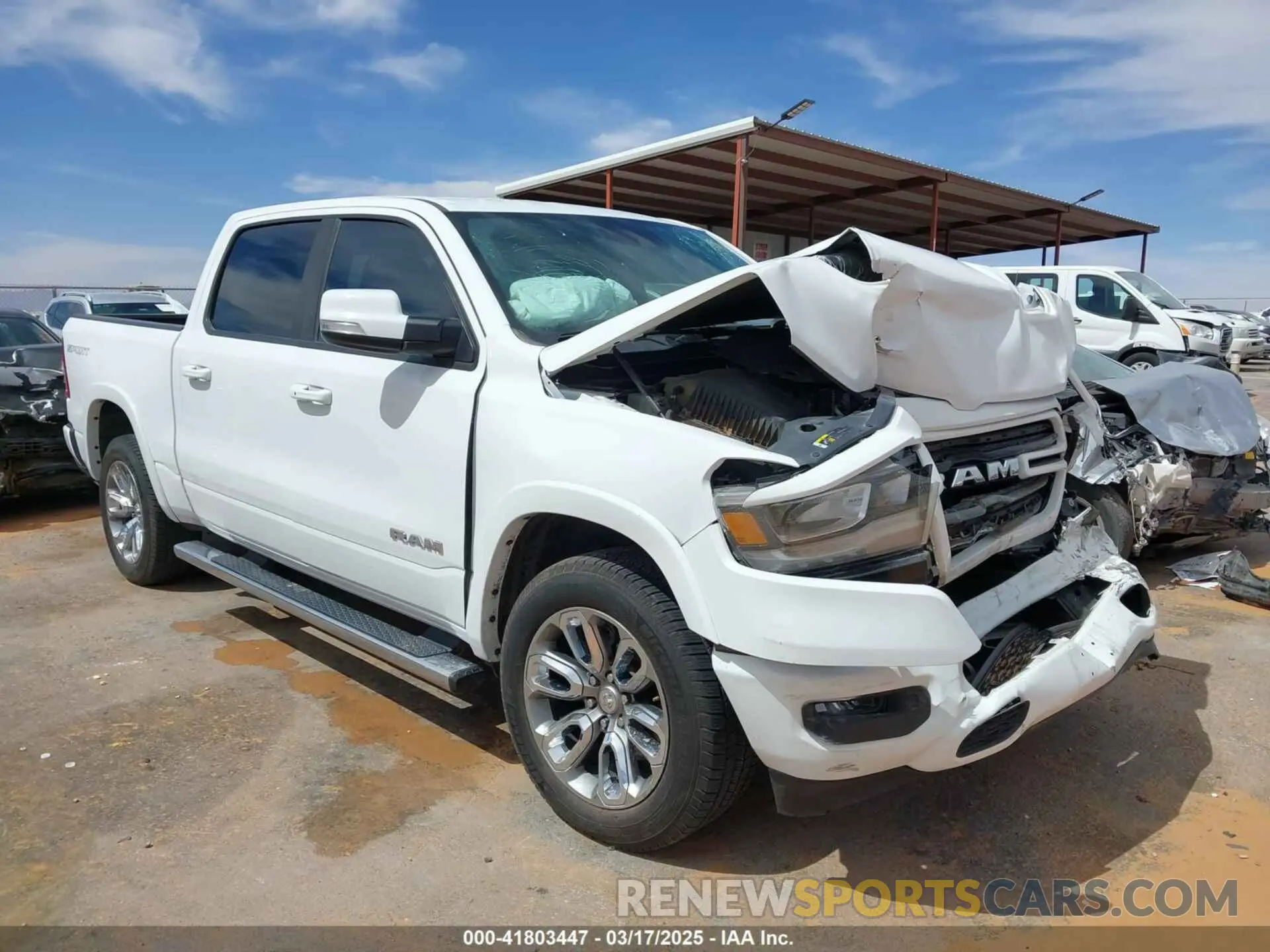 1 fotografías del automóvil dañado 1C6RREJG3MN604308 RAM 1500 2021