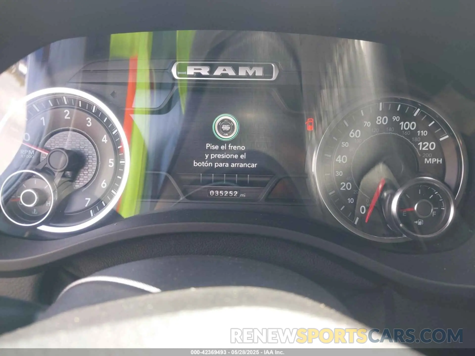 7 fotografías del automóvil dañado 1C6RREJT8MN811919 RAM 1500 2021