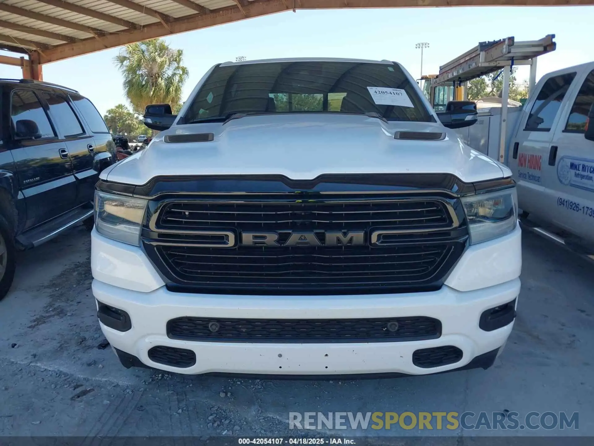 12 fotografías del automóvil dañado 1C6RREJTXMN794380 RAM 1500 2021