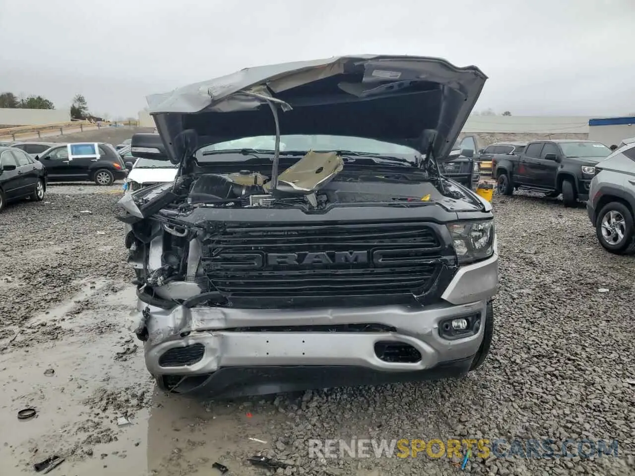 5 fotografías del automóvil dañado 1C6RRFBG1MN533503 RAM 1500 2021