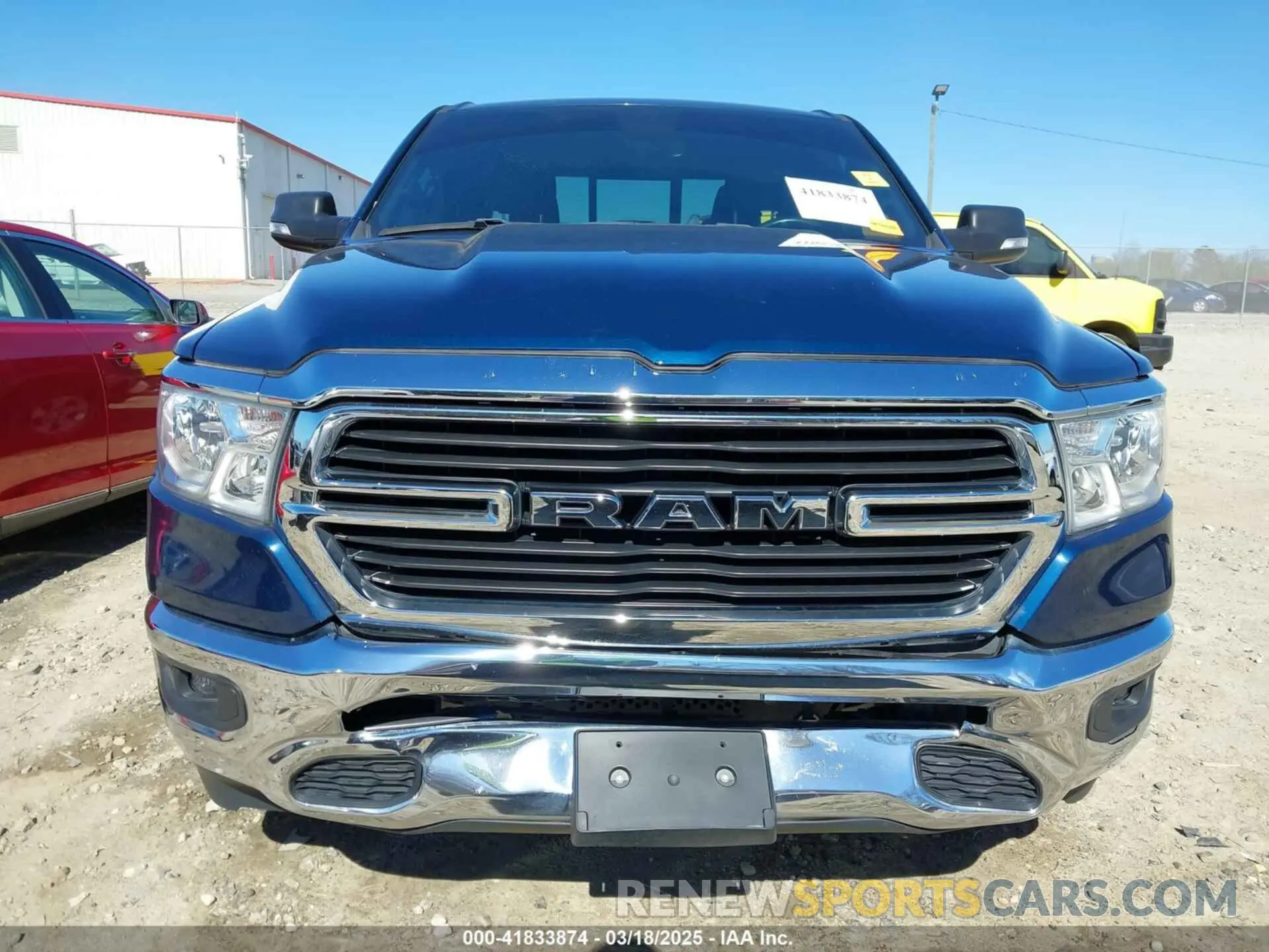 6 fotografías del automóvil dañado 1C6RRFBG3MN699537 RAM 1500 2021