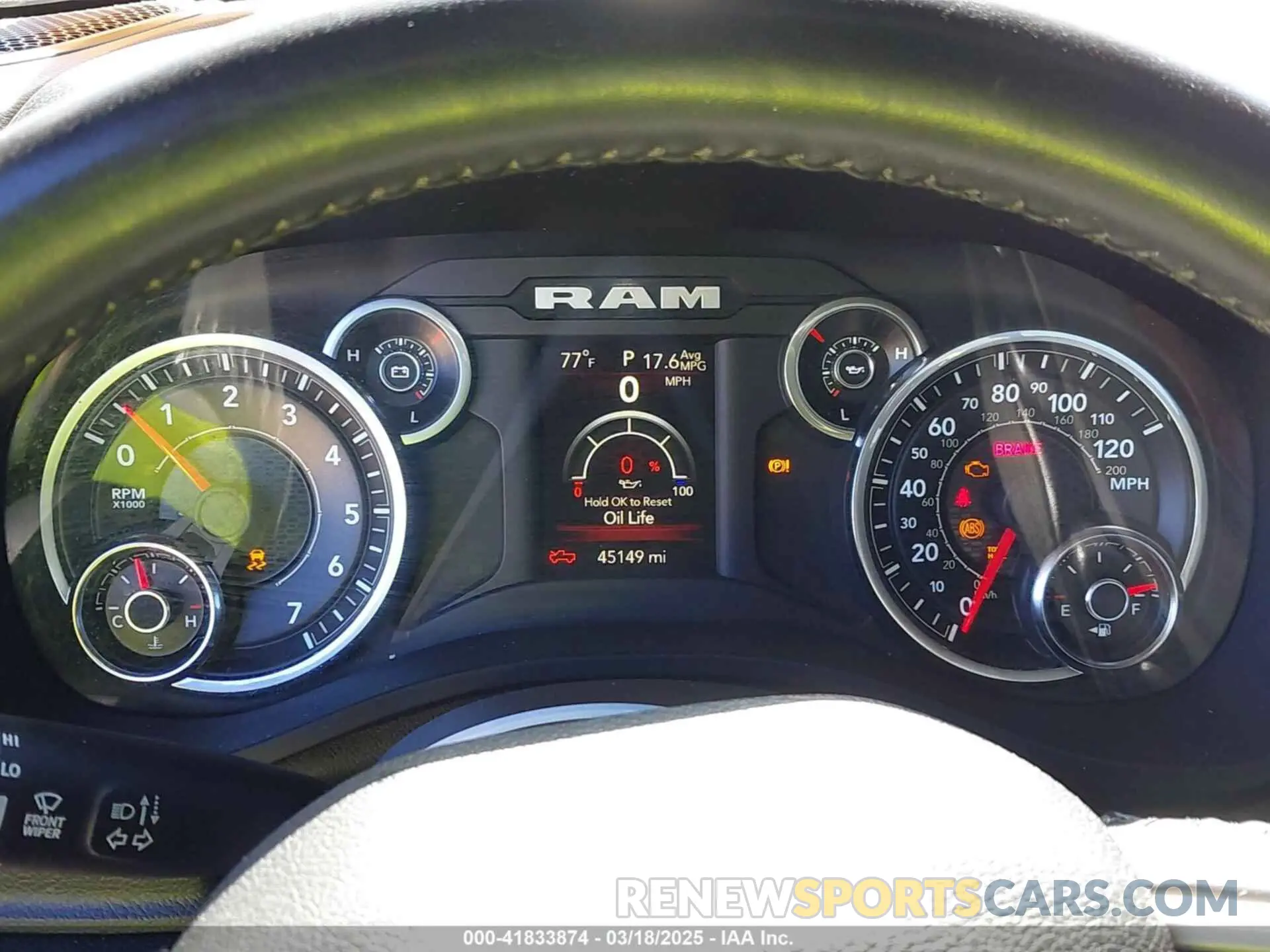 7 fotografías del automóvil dañado 1C6RRFBG3MN699537 RAM 1500 2021