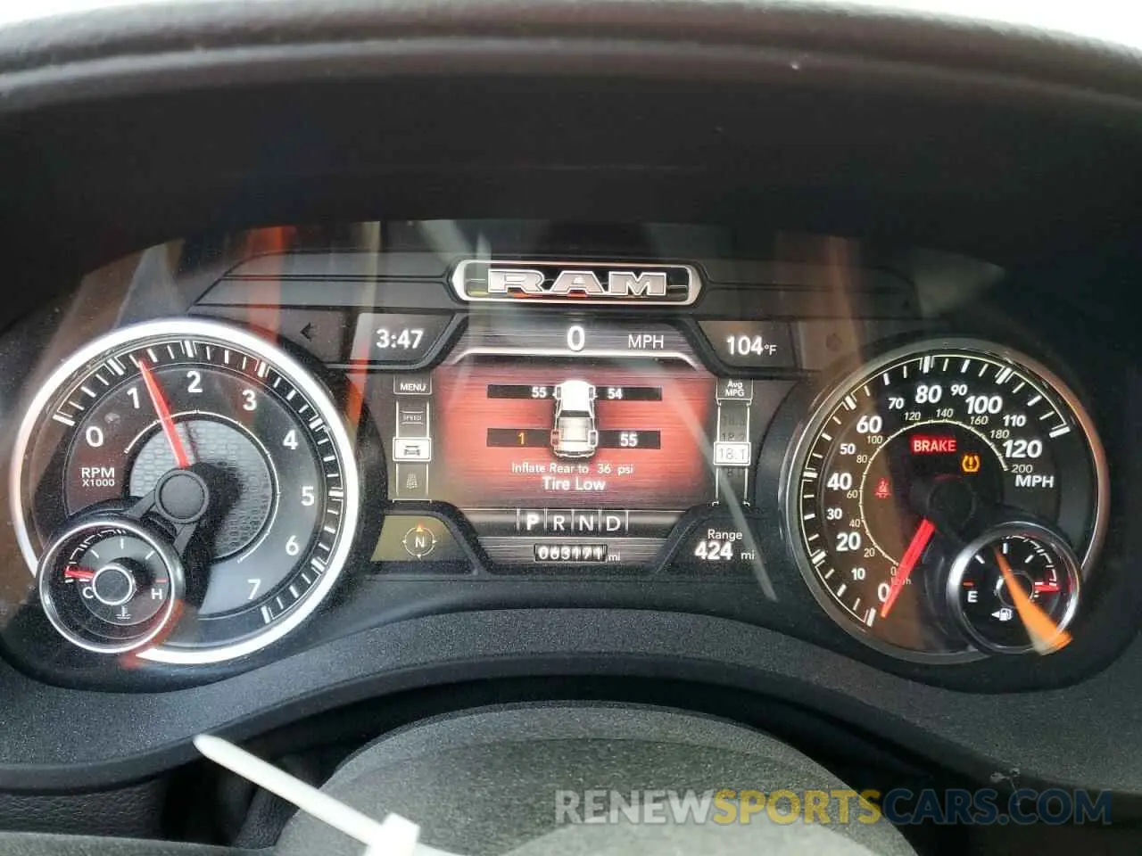 9 fotografías del automóvil dañado 1C6RRFBG4MN722100 RAM 1500 2021