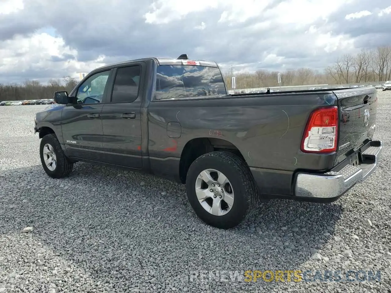 2 fotografías del automóvil dañado 1C6RRFBG5MN741450 RAM 1500 2021