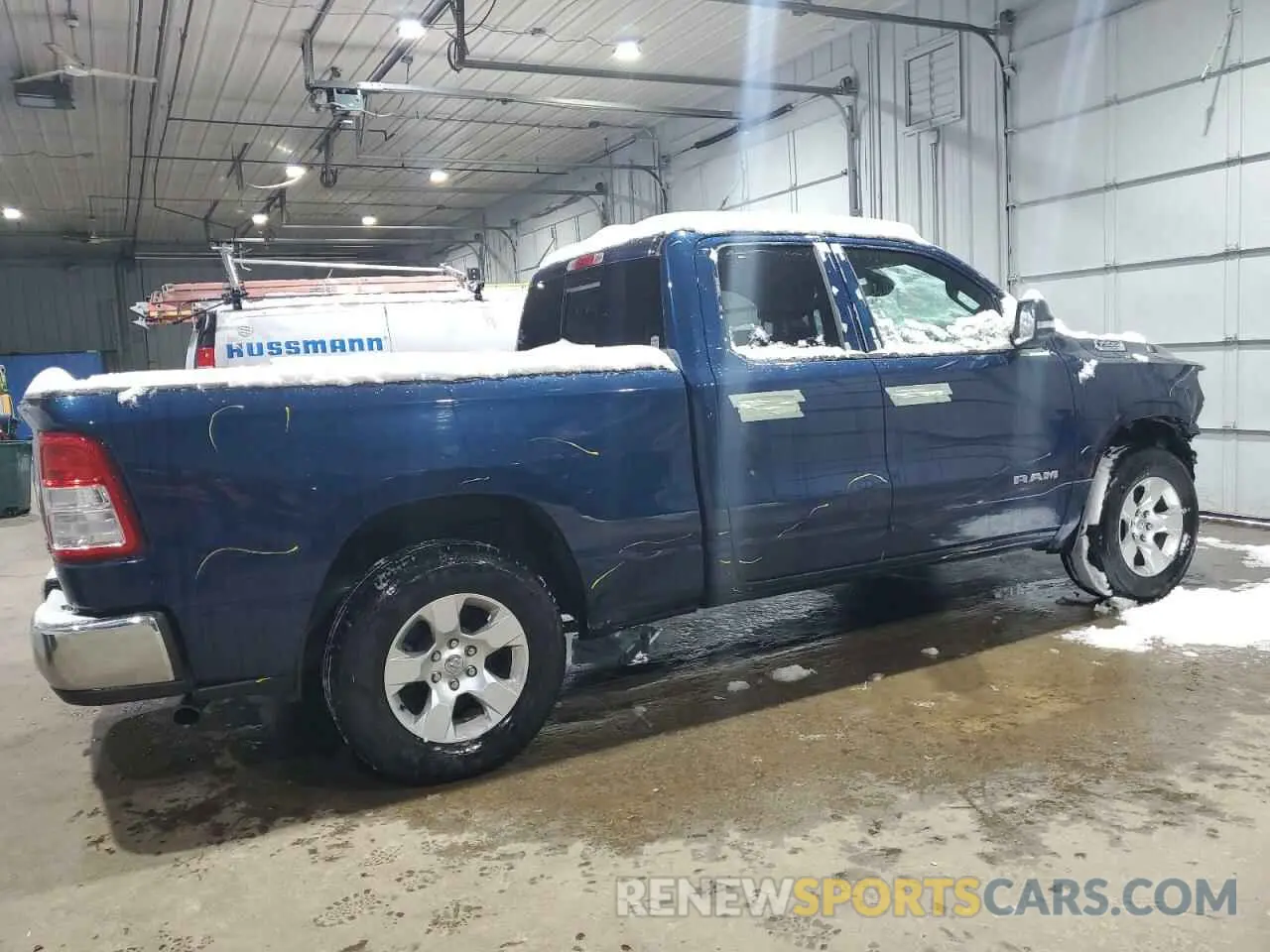 3 fotografías del automóvil dañado 1C6RRFBG7MN742566 RAM 1500 2021