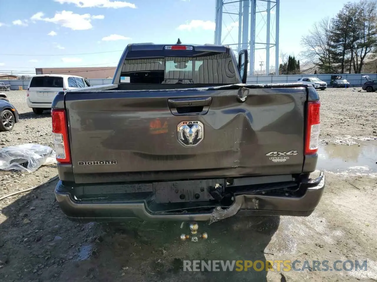 6 fotografías del automóvil dañado 1C6RRFBGXMN520698 RAM 1500 2021