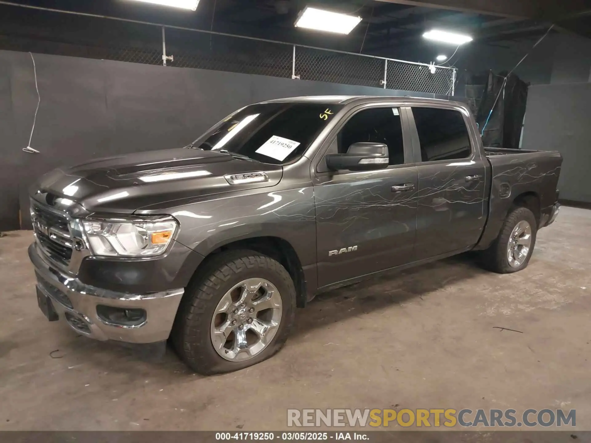 2 fotografías del automóvil dañado 1C6RRFFG6MN621716 RAM 1500 2021