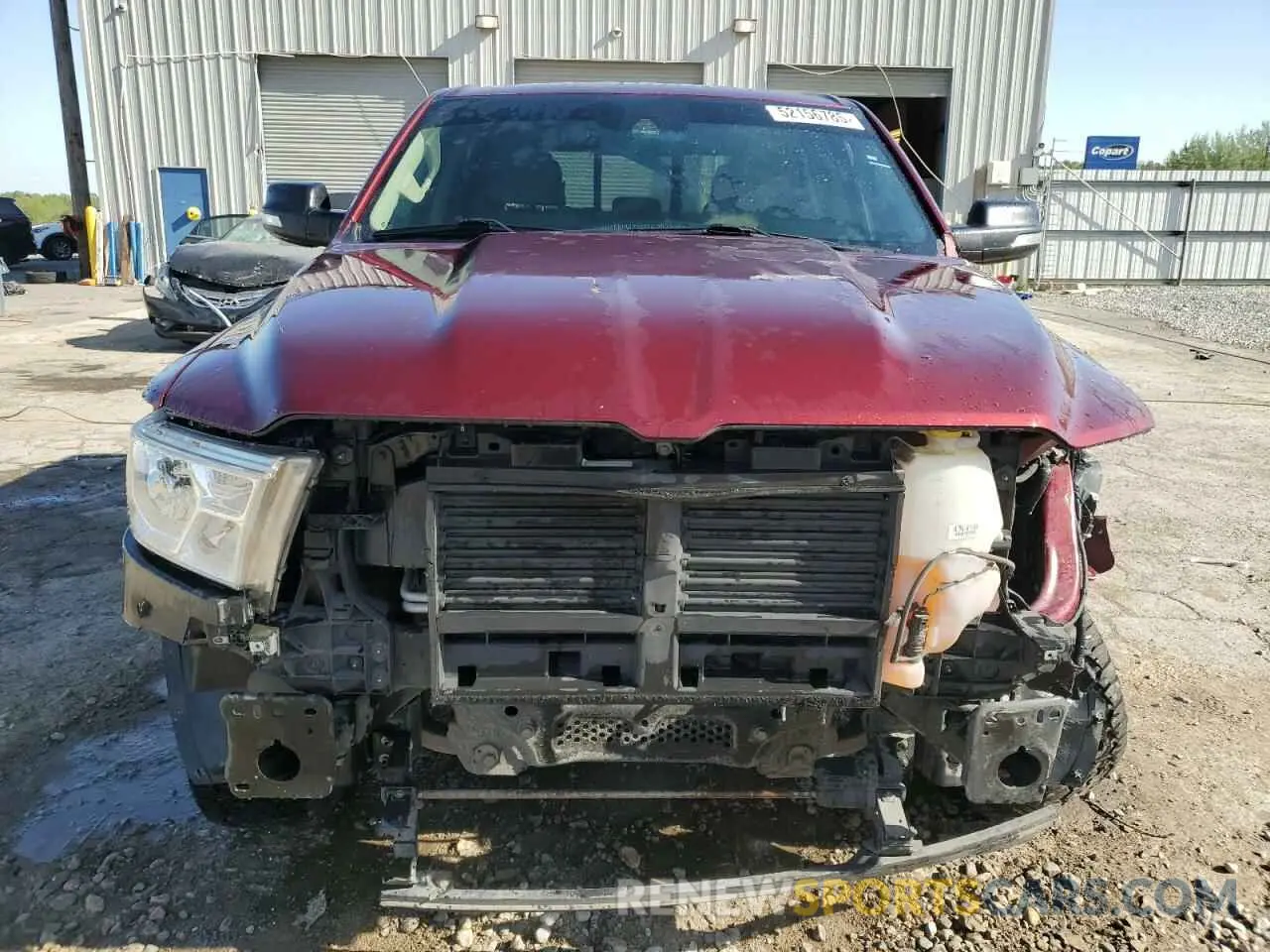 5 fotografías del automóvil dañado 1C6RRFFG8MN610491 RAM 1500 2021