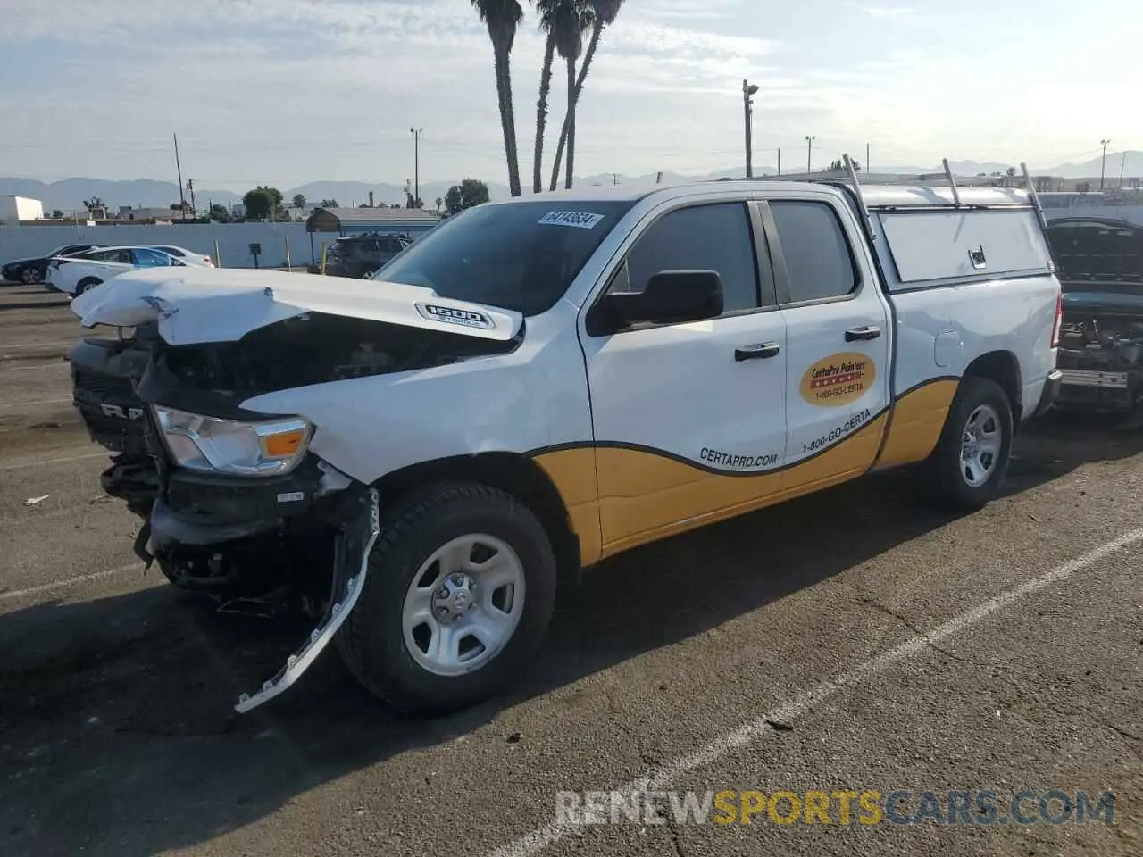 1 fotografías del automóvil dañado 1C6SRECG2MN609921 RAM 1500 2021