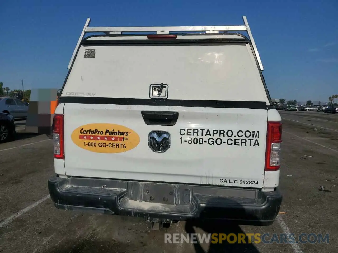 6 fotografías del automóvil dañado 1C6SRECG2MN609921 RAM 1500 2021