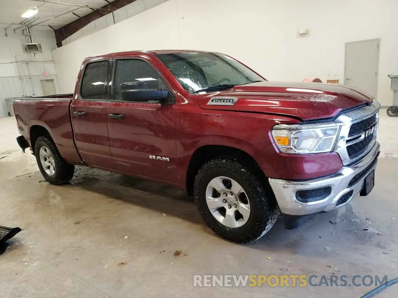 4 fotografías del automóvil dañado 1C6SRECG8MN543147 RAM 1500 2021