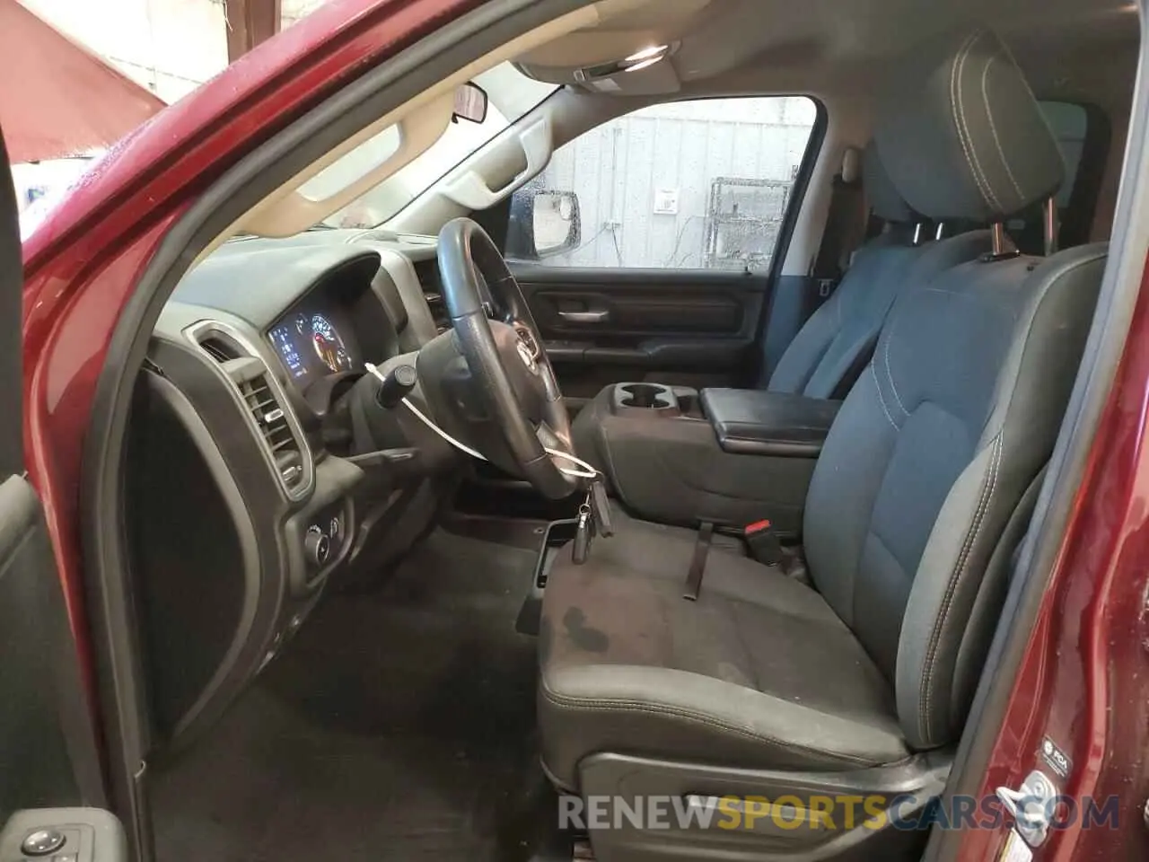 7 fotografías del automóvil dañado 1C6SRECG8MN543147 RAM 1500 2021