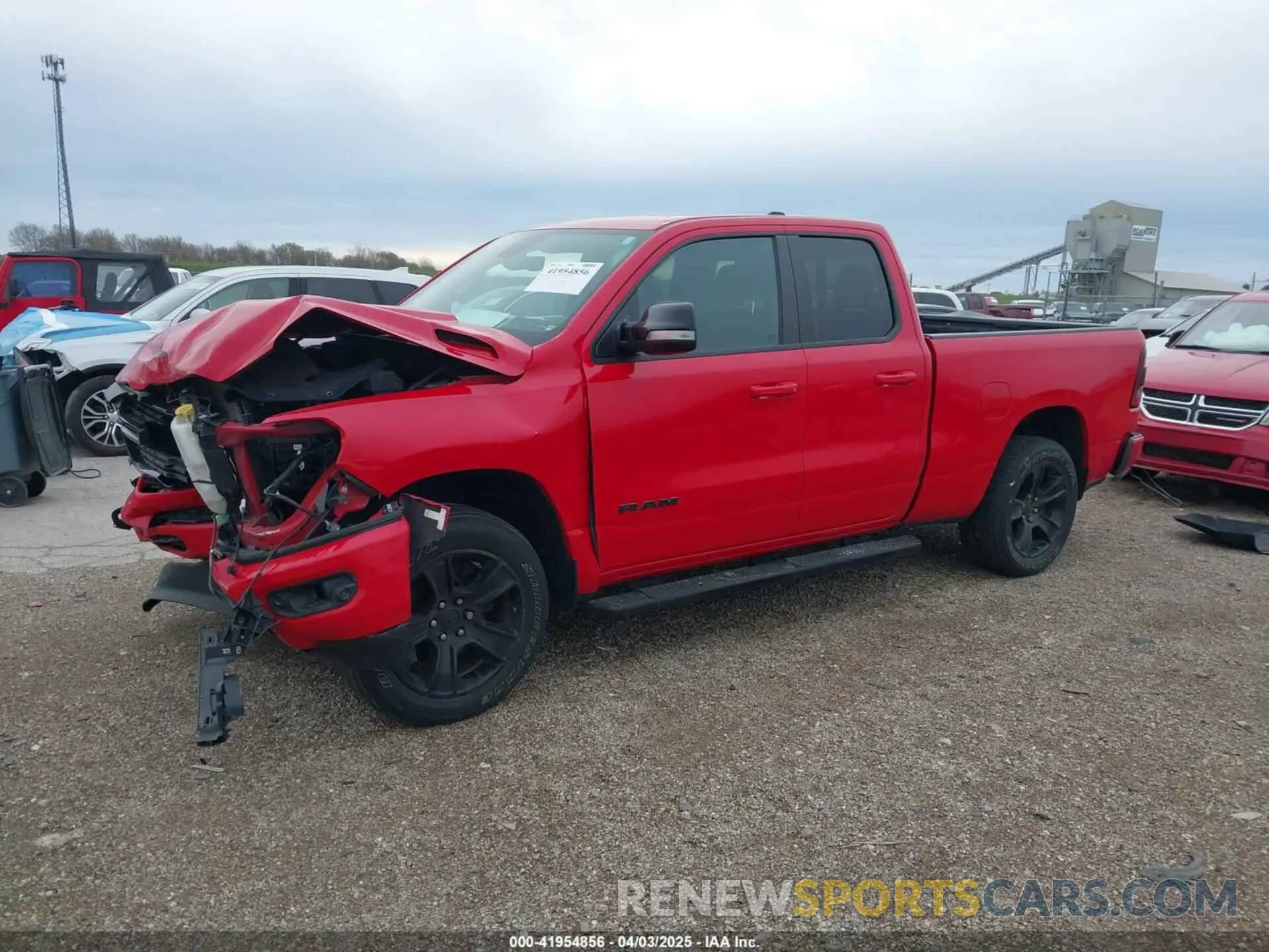 2 fotografías del automóvil dañado 1C6SRFBT0MN540666 RAM 1500 2021