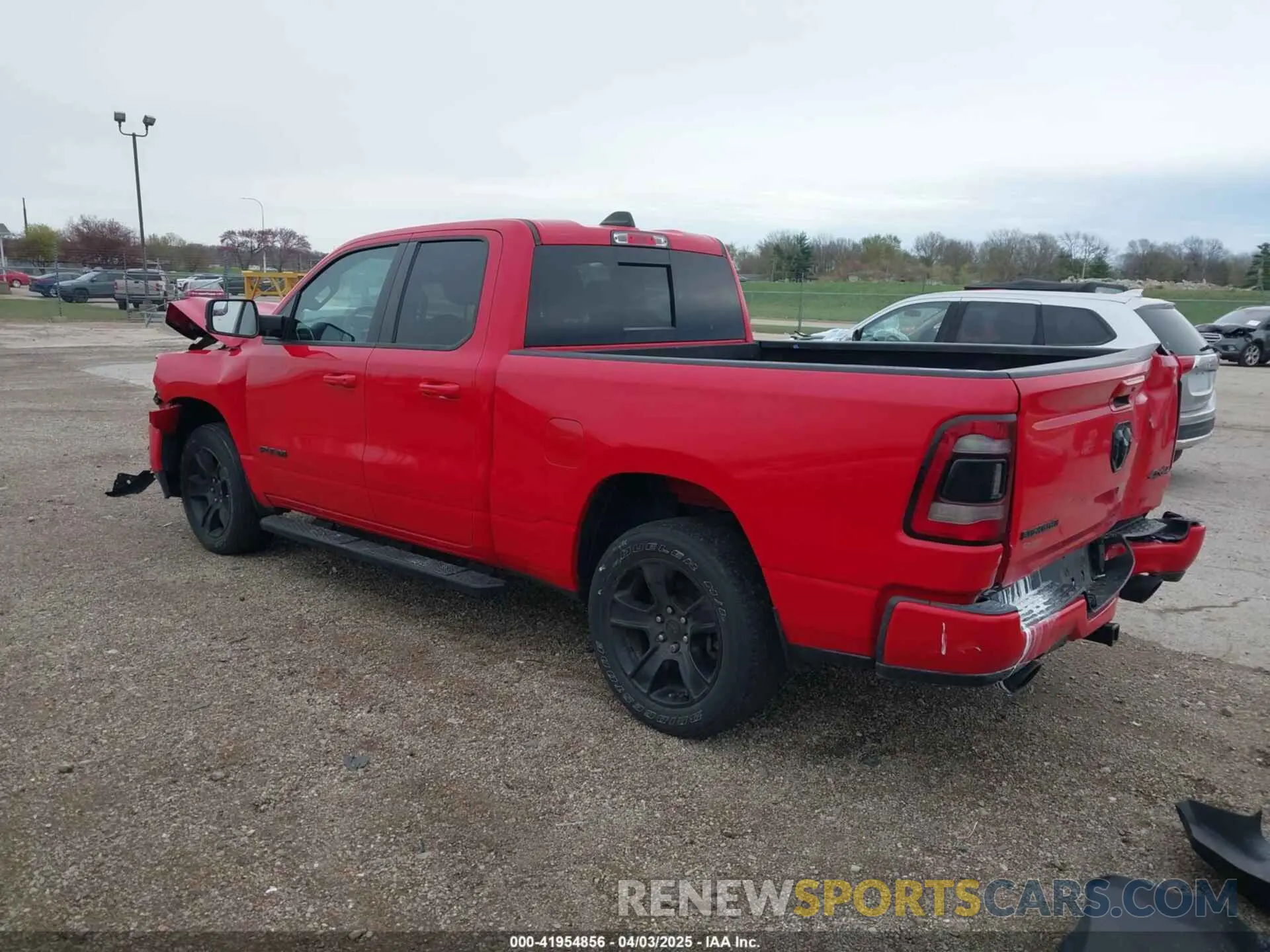 3 fotografías del automóvil dañado 1C6SRFBT0MN540666 RAM 1500 2021