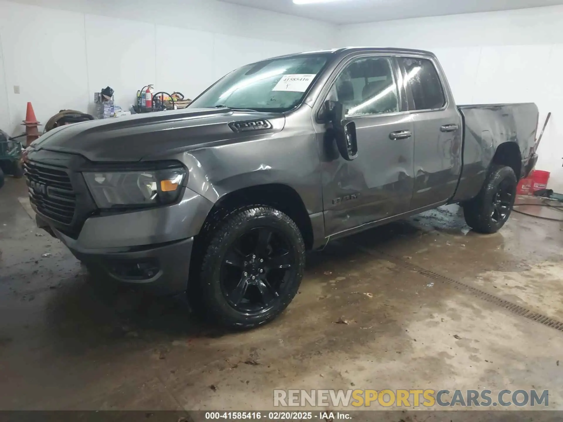 2 fotografías del automóvil dañado 1C6SRFBT1MN598611 RAM 1500 2021