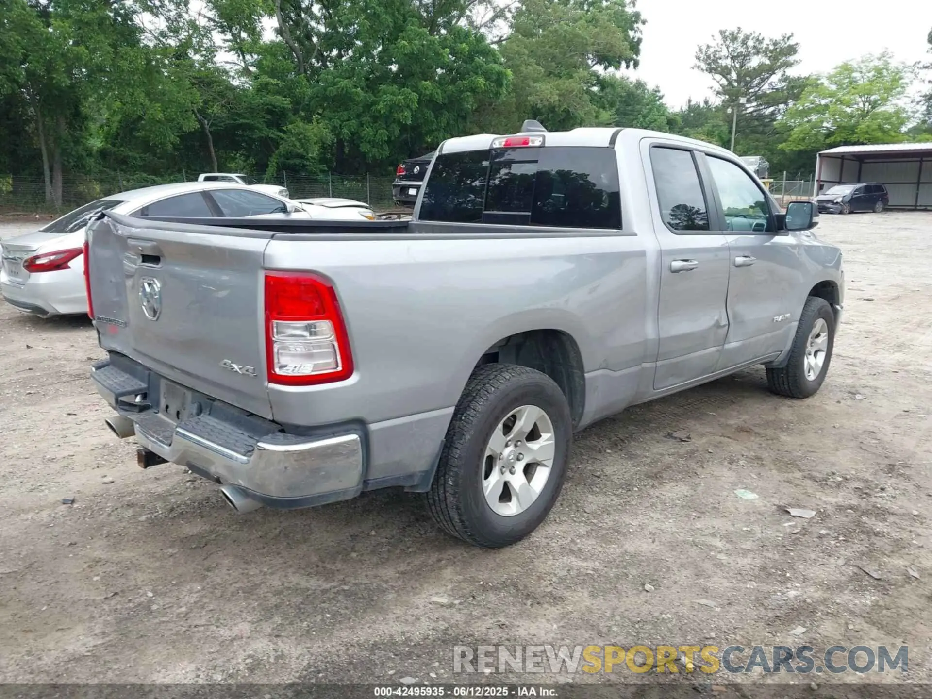 4 fotografías del automóvil dañado 1C6SRFBT1MN727401 RAM 1500 2021