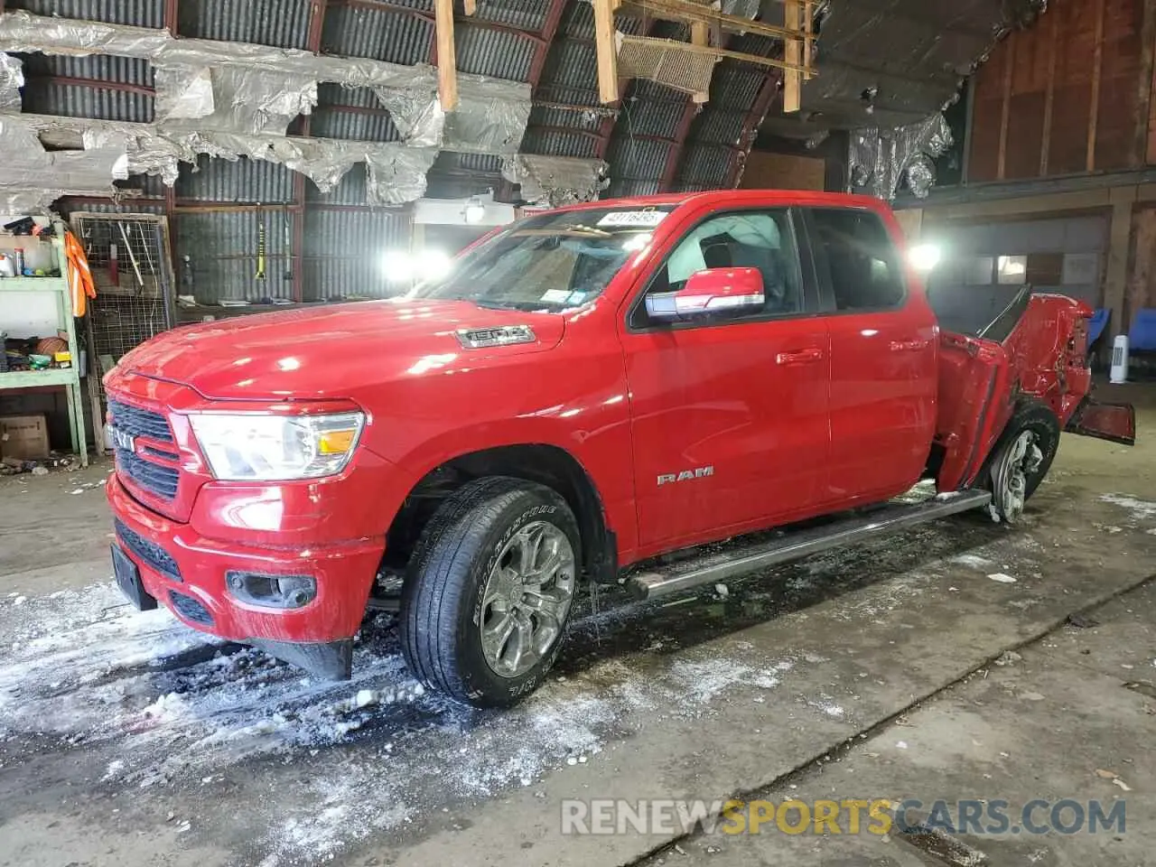1 fotografías del automóvil dañado 1C6SRFBT1MN798825 RAM 1500 2021