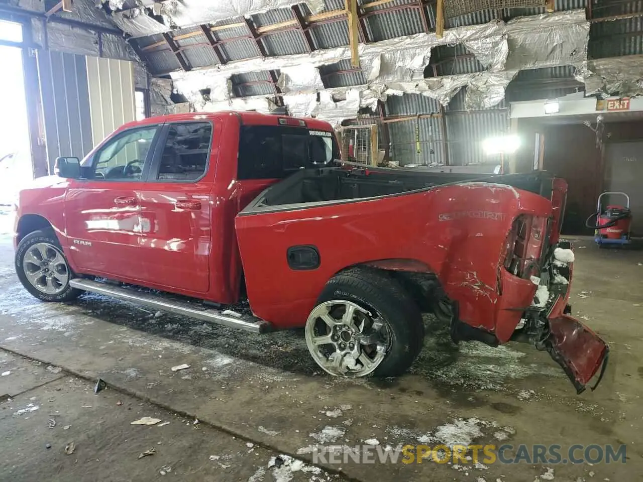 2 fotografías del automóvil dañado 1C6SRFBT1MN798825 RAM 1500 2021