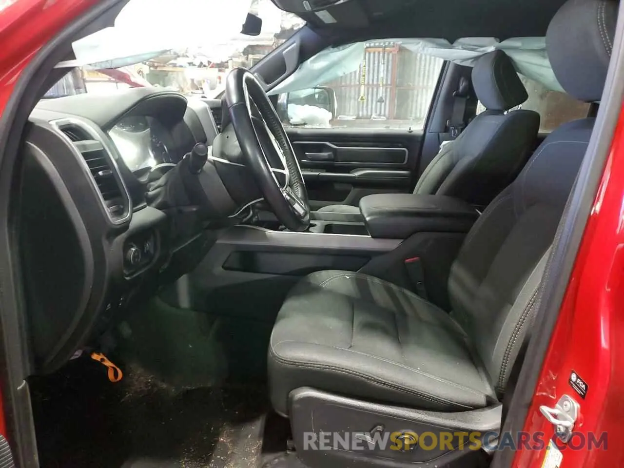 7 fotografías del automóvil dañado 1C6SRFBT1MN798825 RAM 1500 2021