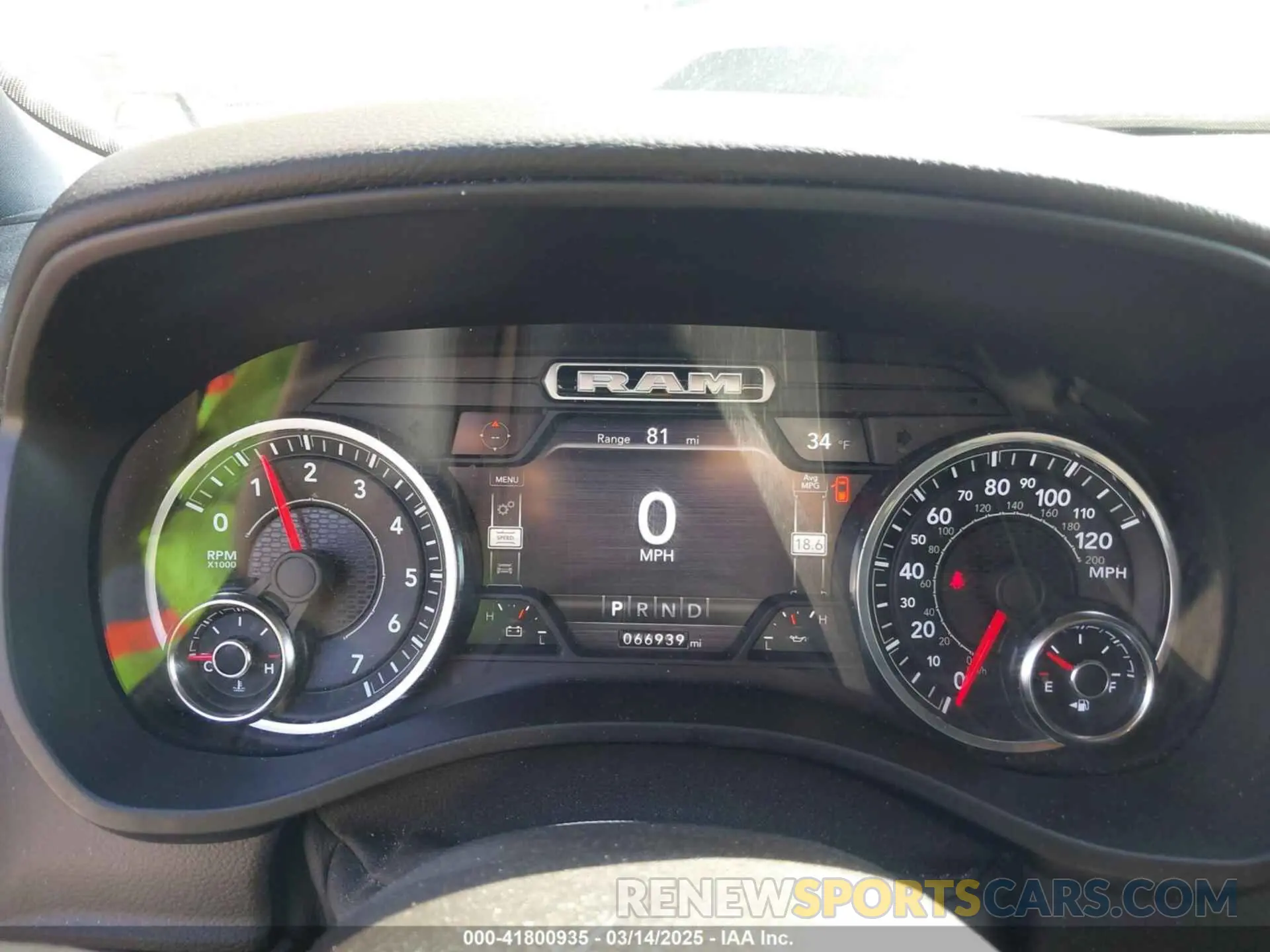 7 fotografías del automóvil dañado 1C6SRFBT4MN814080 RAM 1500 2021