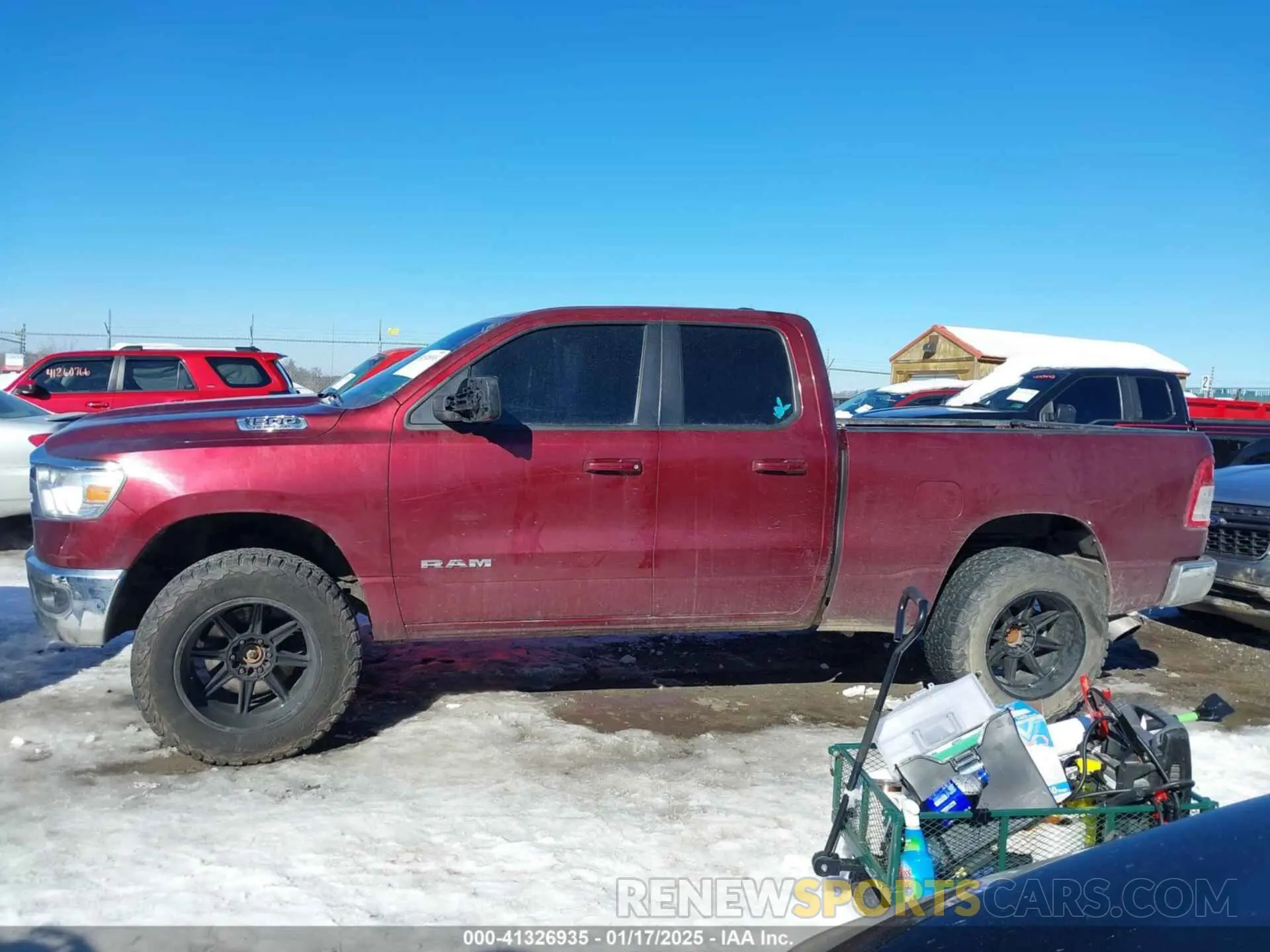 15 fotografías del automóvil dañado 1C6SRFBT5MN760207 RAM 1500 2021
