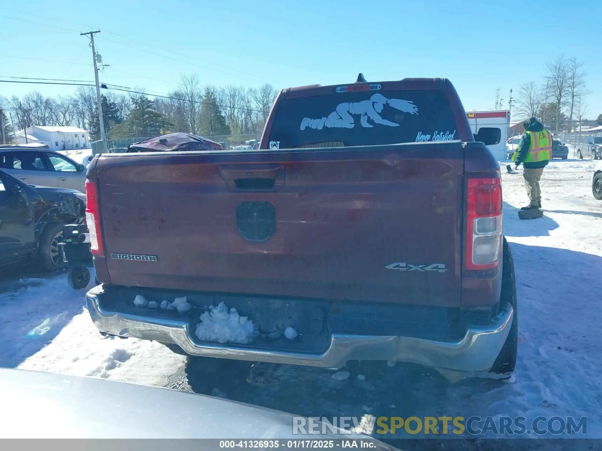 17 fotografías del automóvil dañado 1C6SRFBT5MN760207 RAM 1500 2021