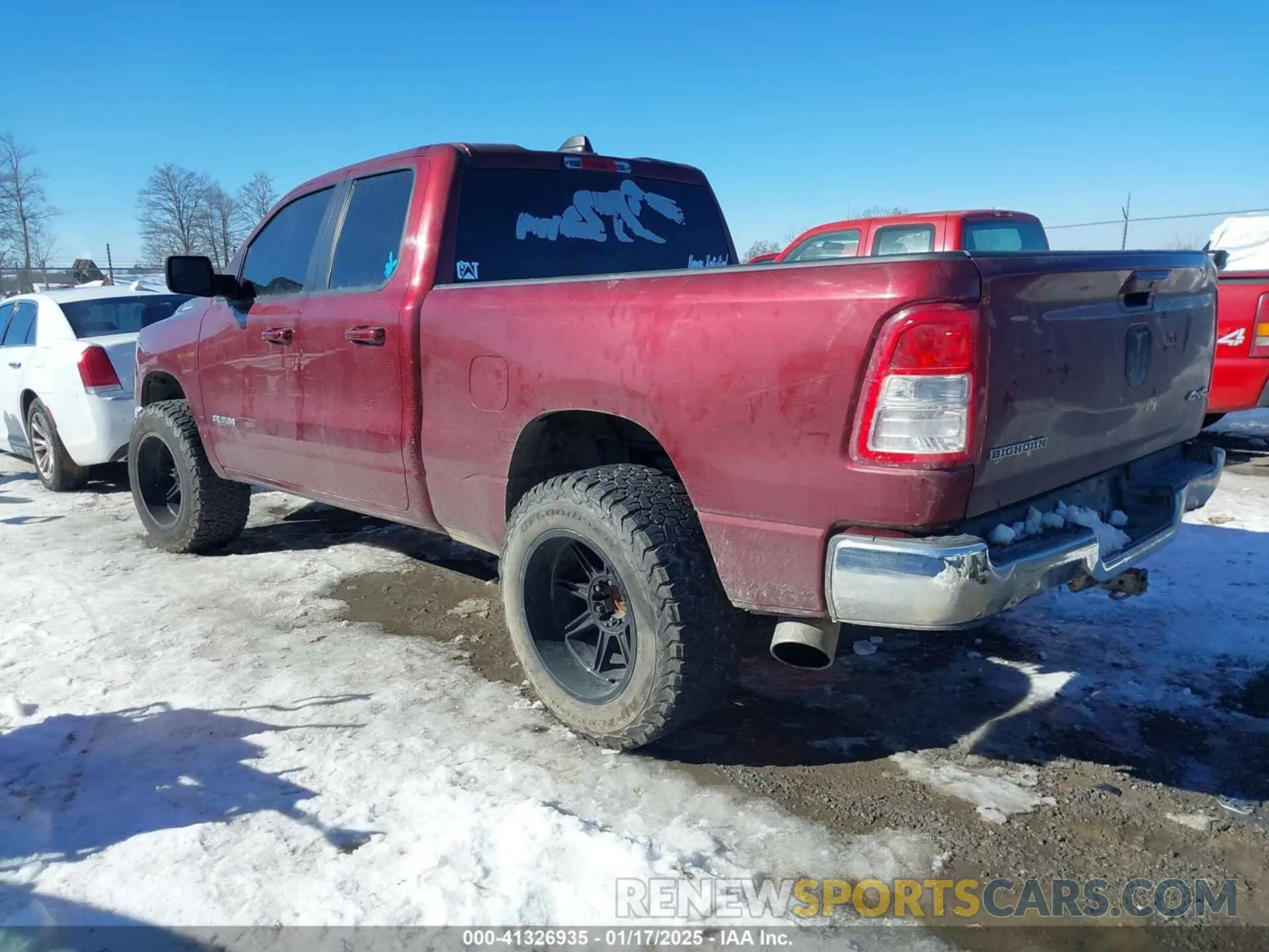 3 fotografías del automóvil dañado 1C6SRFBT5MN760207 RAM 1500 2021