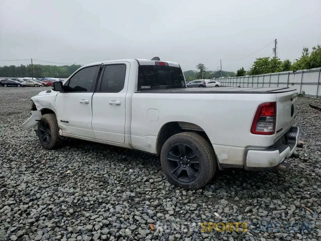 2 fotografías del automóvil dañado 1C6SRFBT6MN573722 RAM 1500 2021