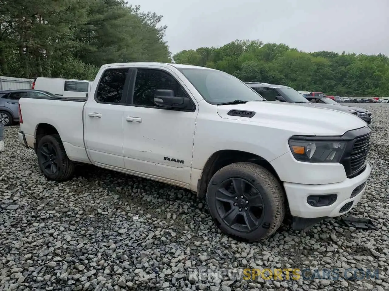 4 fotografías del automóvil dañado 1C6SRFBT6MN573722 RAM 1500 2021
