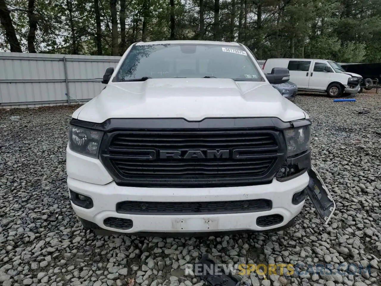 5 fotografías del automóvil dañado 1C6SRFBT6MN573722 RAM 1500 2021