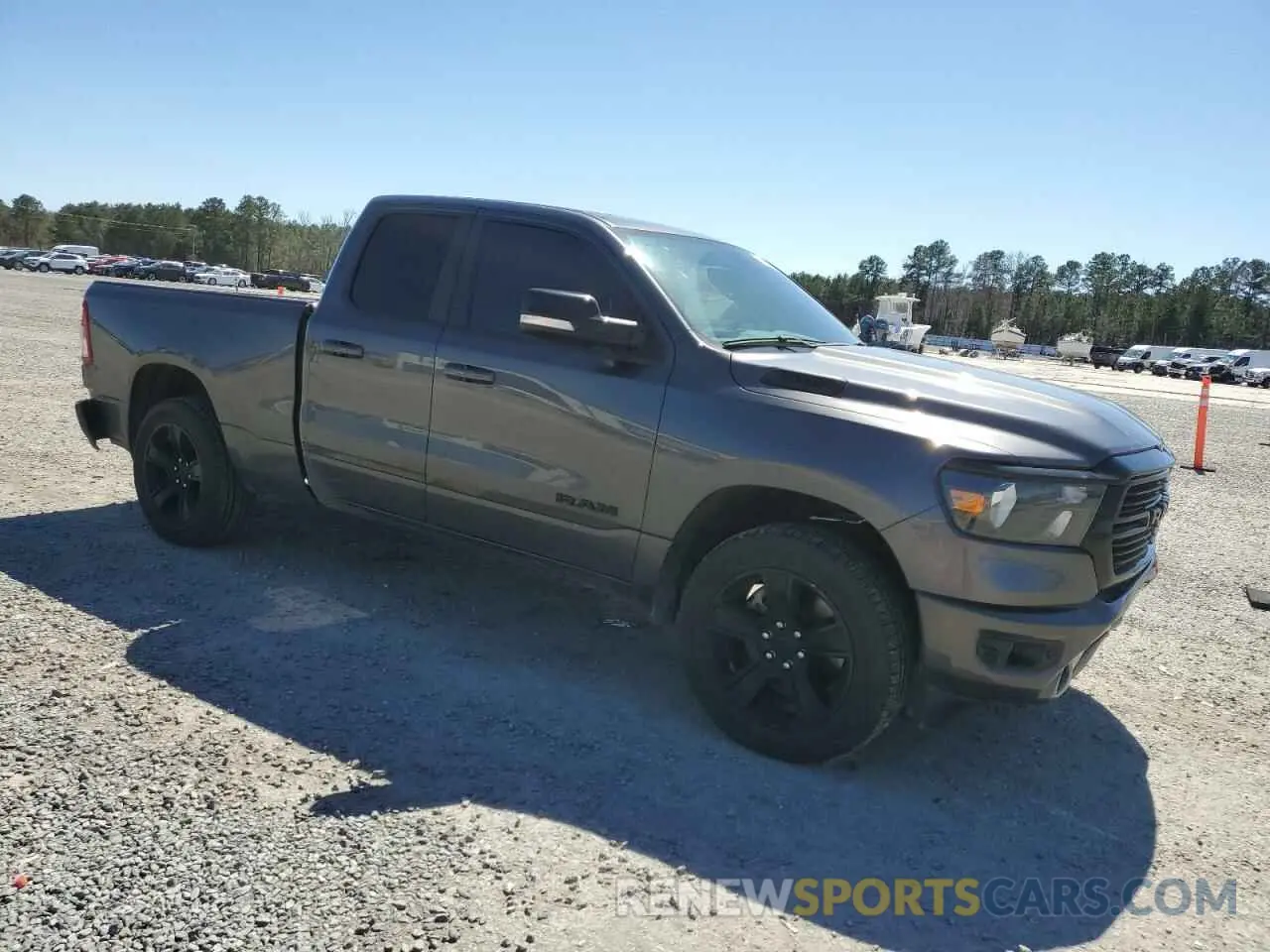 4 fotografías del automóvil dañado 1C6SRFBT8MN586455 RAM 1500 2021