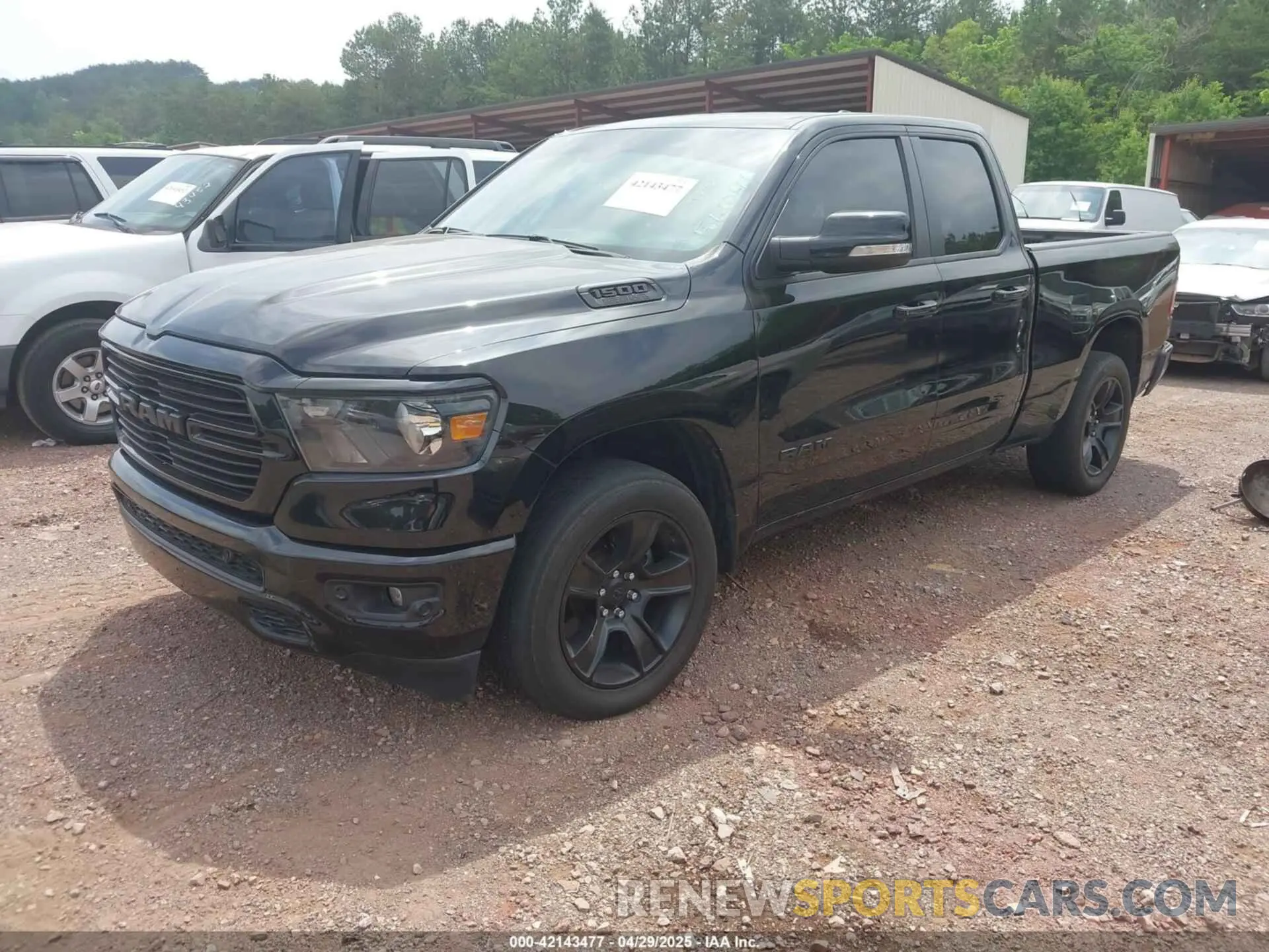 2 fotografías del automóvil dañado 1C6SRFBTXMN561041 RAM 1500 2021