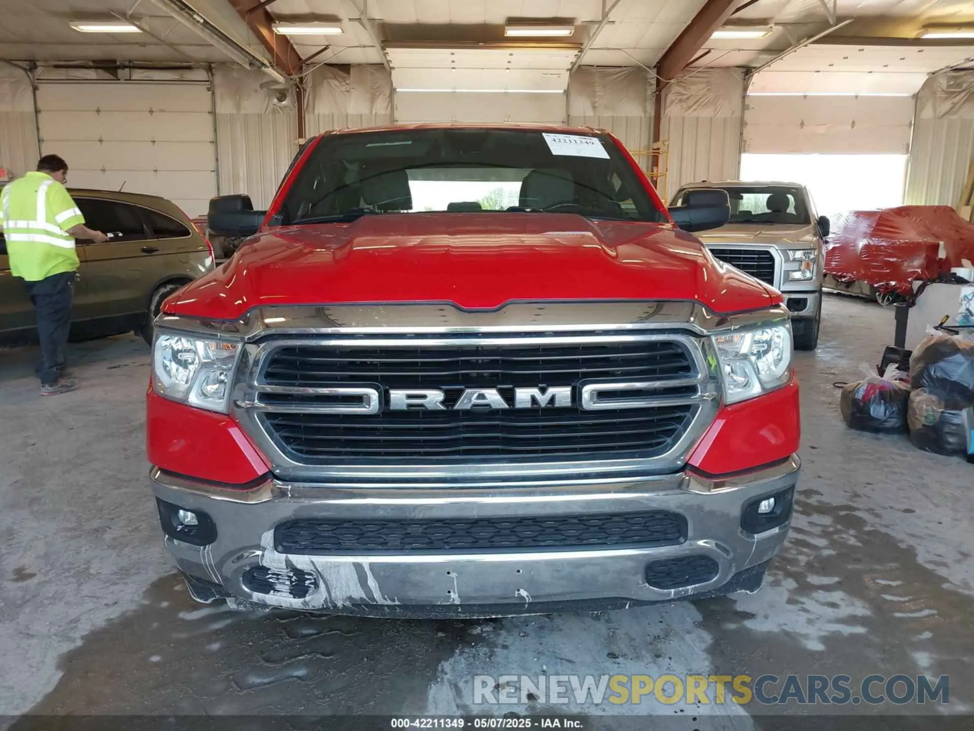 12 fotografías del automóvil dañado 1C6SRFBTXMN572461 RAM 1500 2021