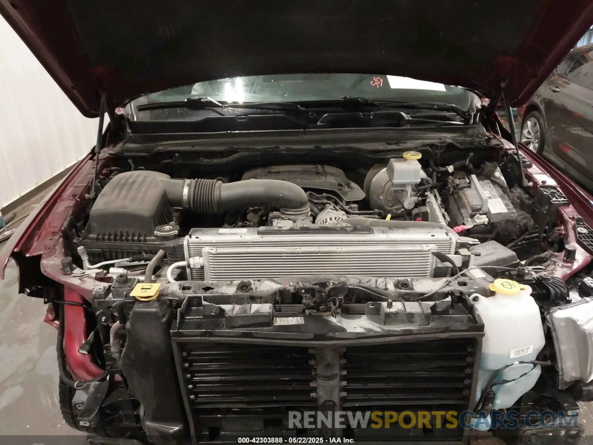 10 fotografías del automóvil dañado 1C6SRFBTXMN732628 RAM 1500 2021