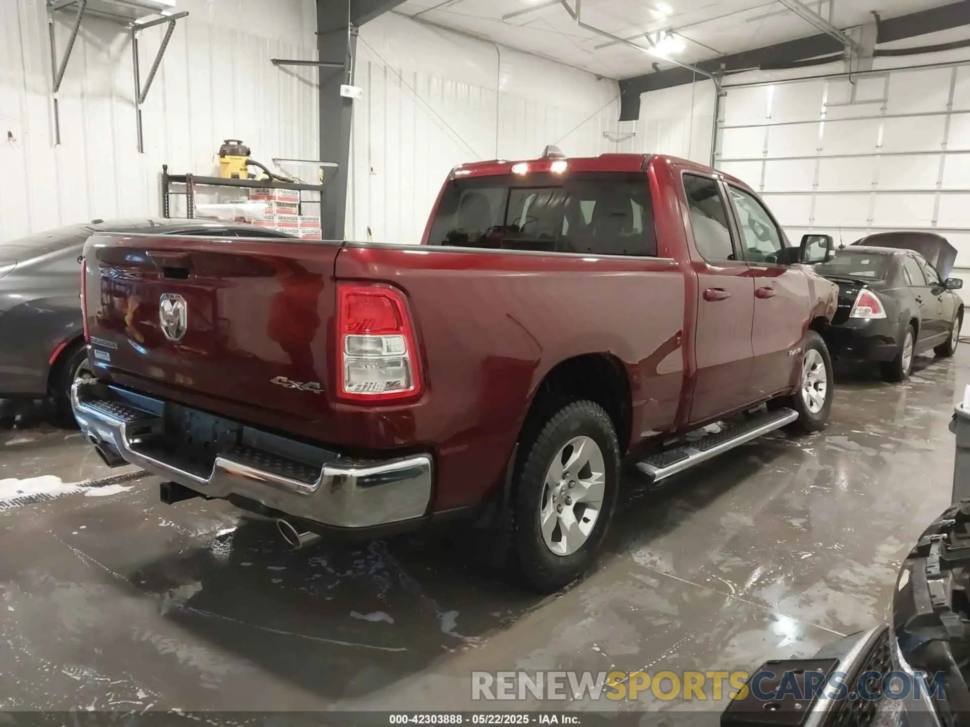 4 fotografías del automóvil dañado 1C6SRFBTXMN732628 RAM 1500 2021