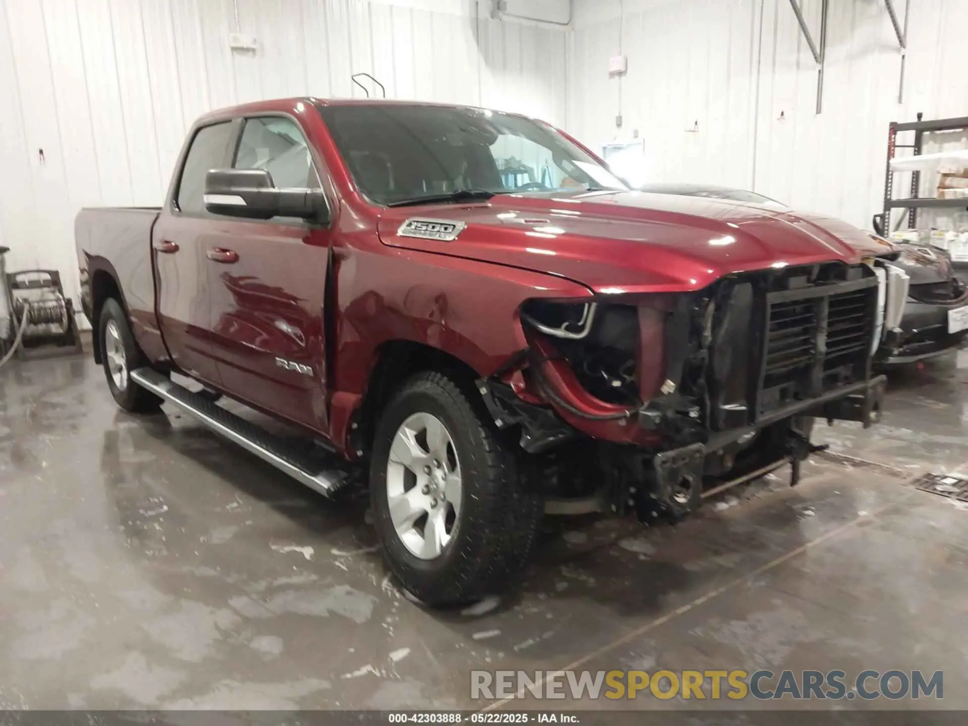 6 fotografías del automóvil dañado 1C6SRFBTXMN732628 RAM 1500 2021