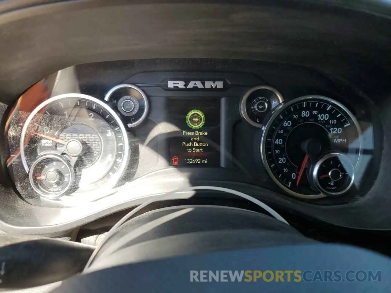 9 fotografías del automóvil dañado 1C6SRFFM8MN706144 RAM 1500 2021