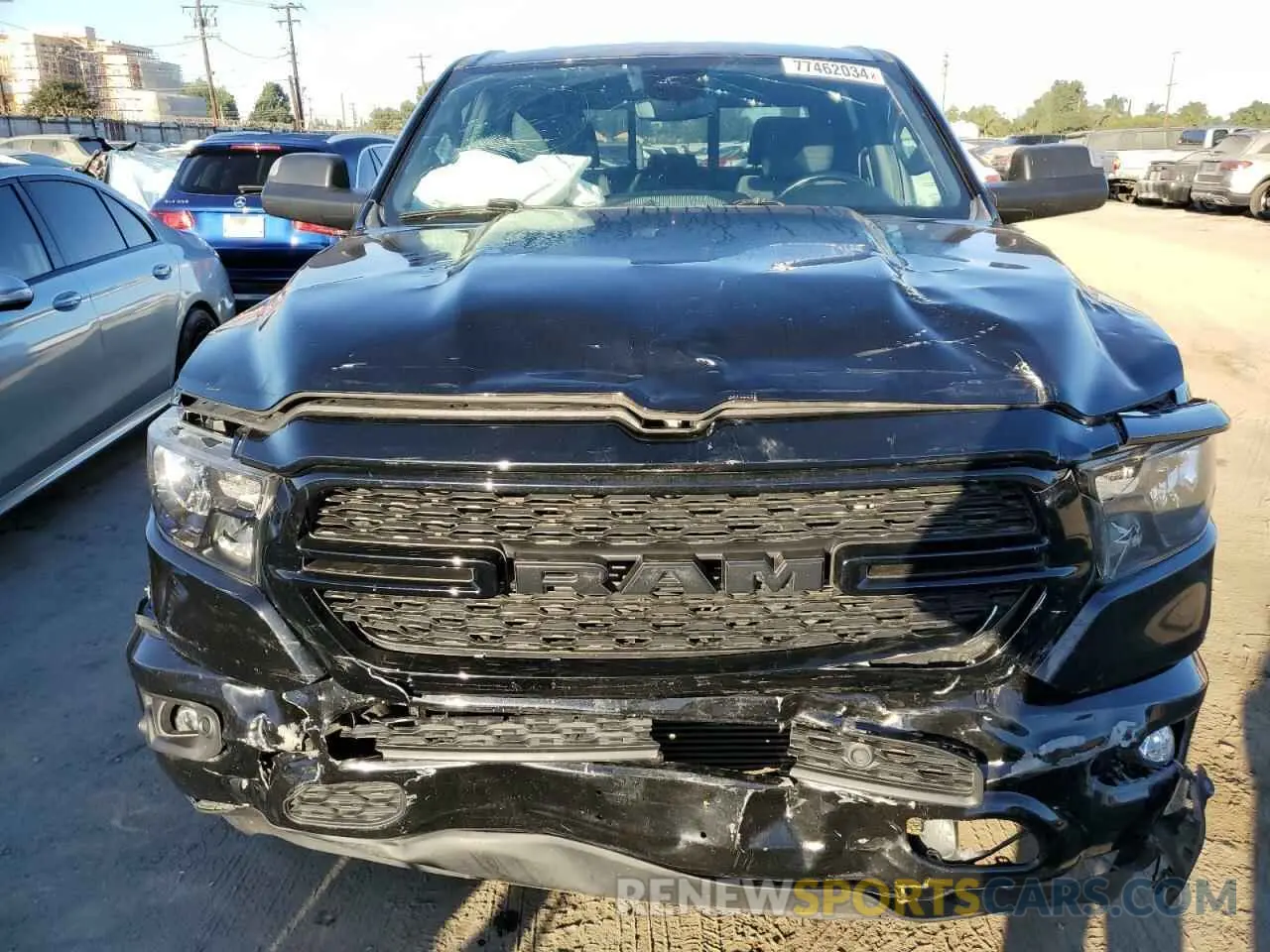5 fotografías del automóvil dañado 1C6SRFFMXMN725956 RAM 1500 2021