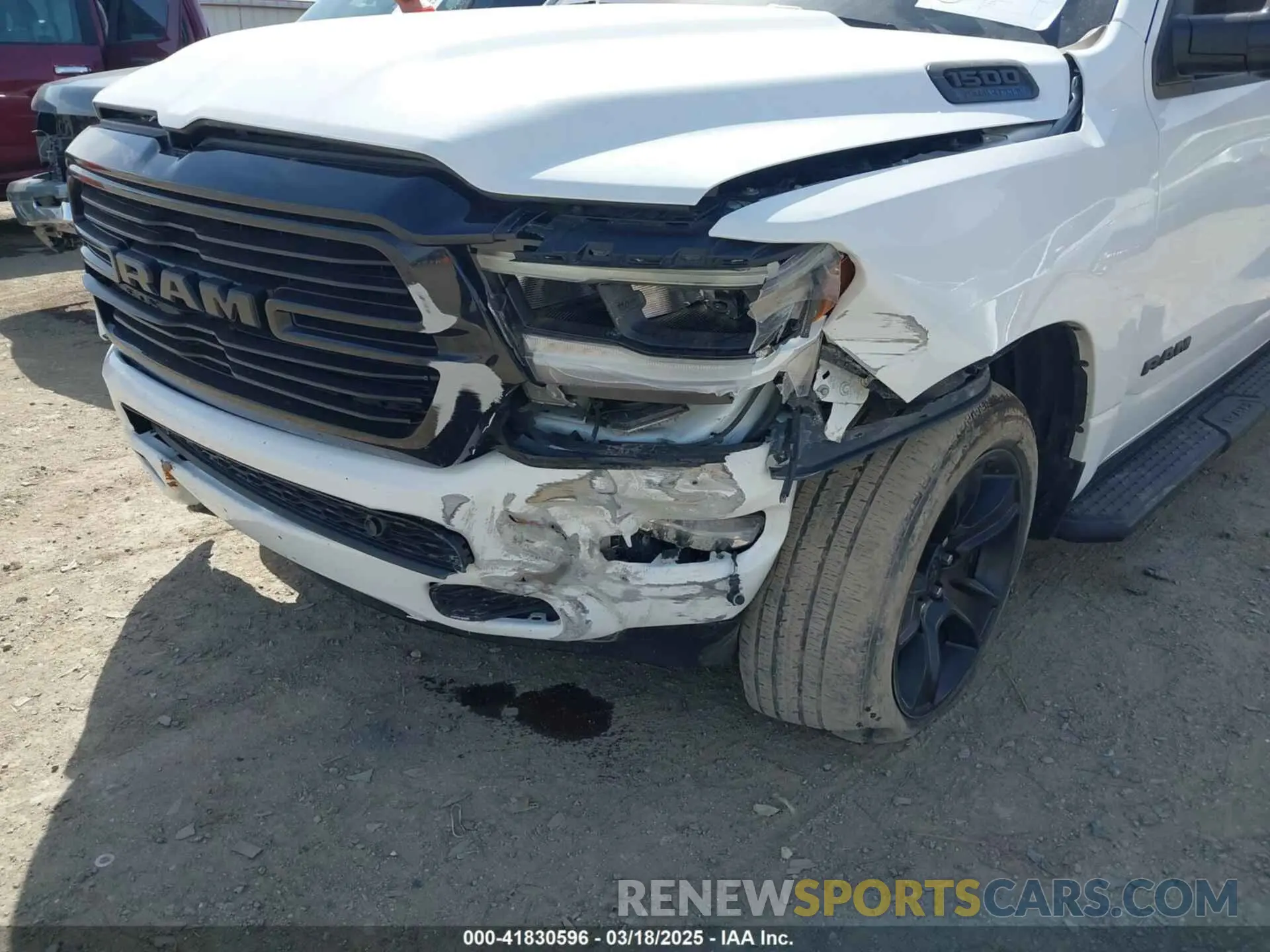12 fotografías del automóvil dañado 1C6SRFFT0MN521027 RAM 1500 2021