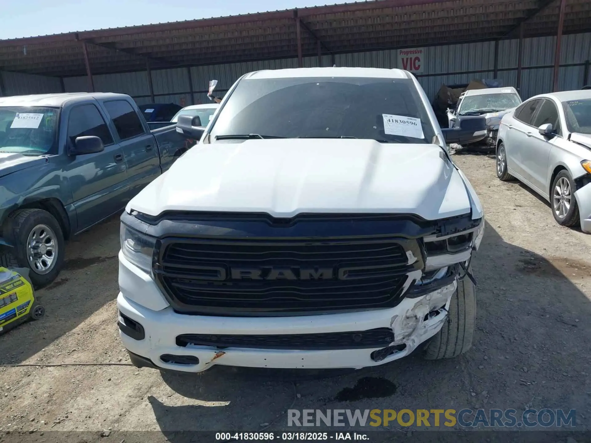 13 fotografías del automóvil dañado 1C6SRFFT0MN521027 RAM 1500 2021