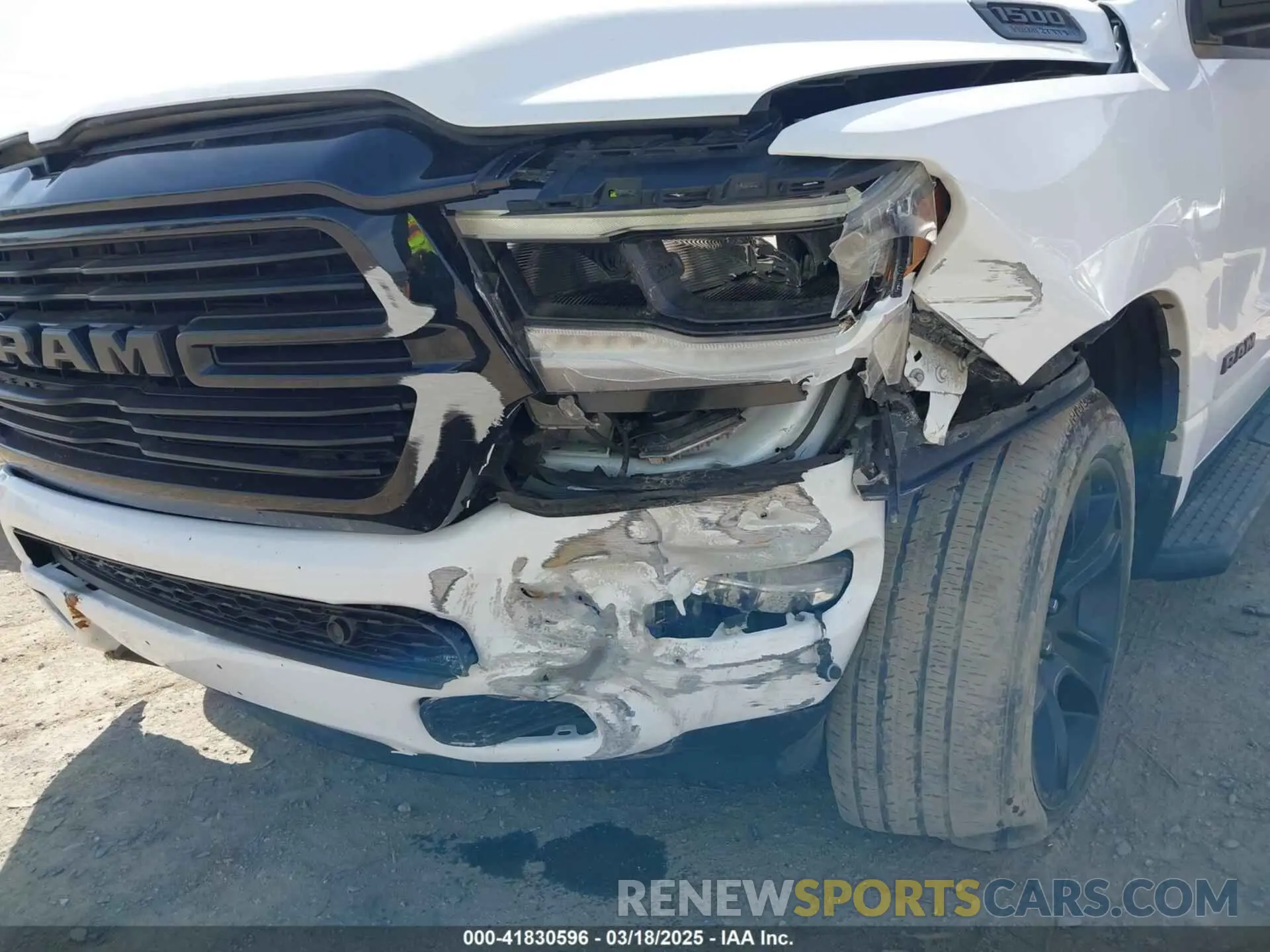 6 fotografías del automóvil dañado 1C6SRFFT0MN521027 RAM 1500 2021