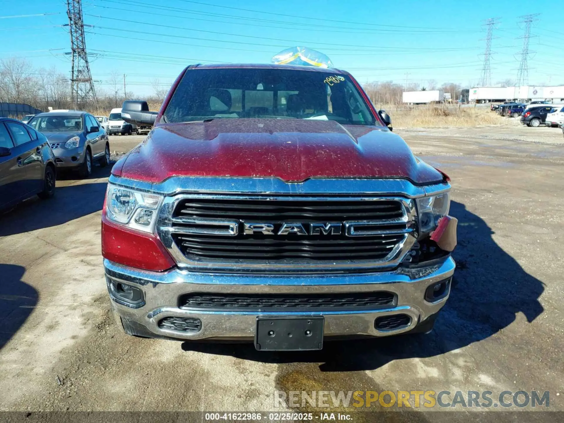12 fotografías del automóvil dañado 1C6SRFFT1MN634937 RAM 1500 2021