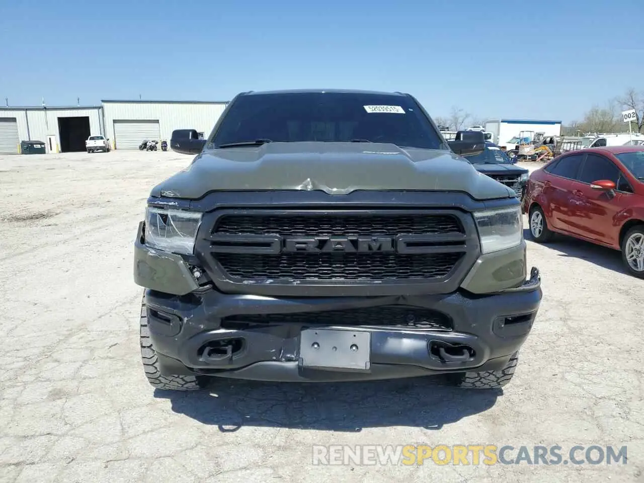 5 fotografías del automóvil dañado 1C6SRFFT3MN669527 RAM 1500 2021