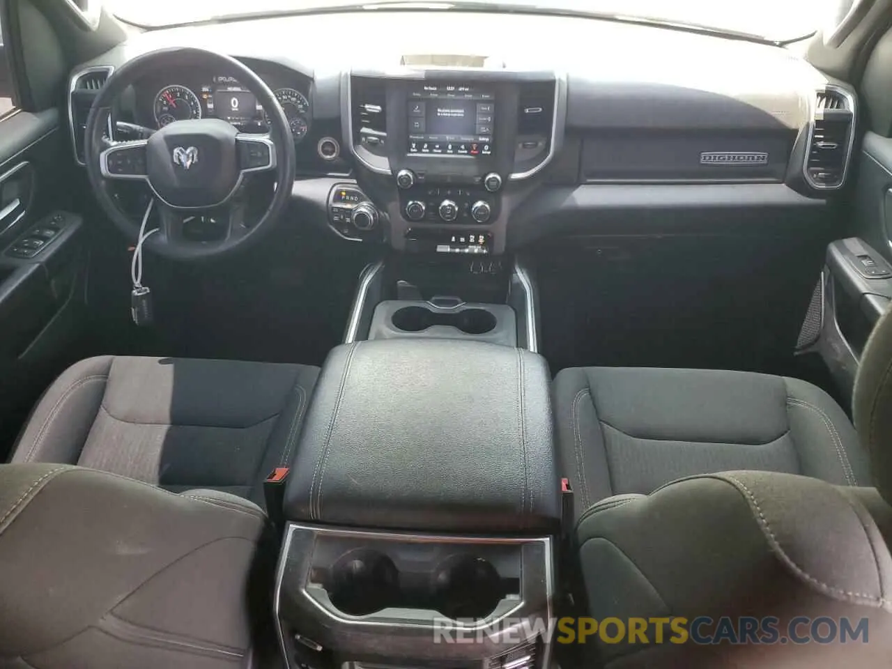 8 fotografías del automóvil dañado 1C6SRFFT4MN585412 RAM 1500 2021