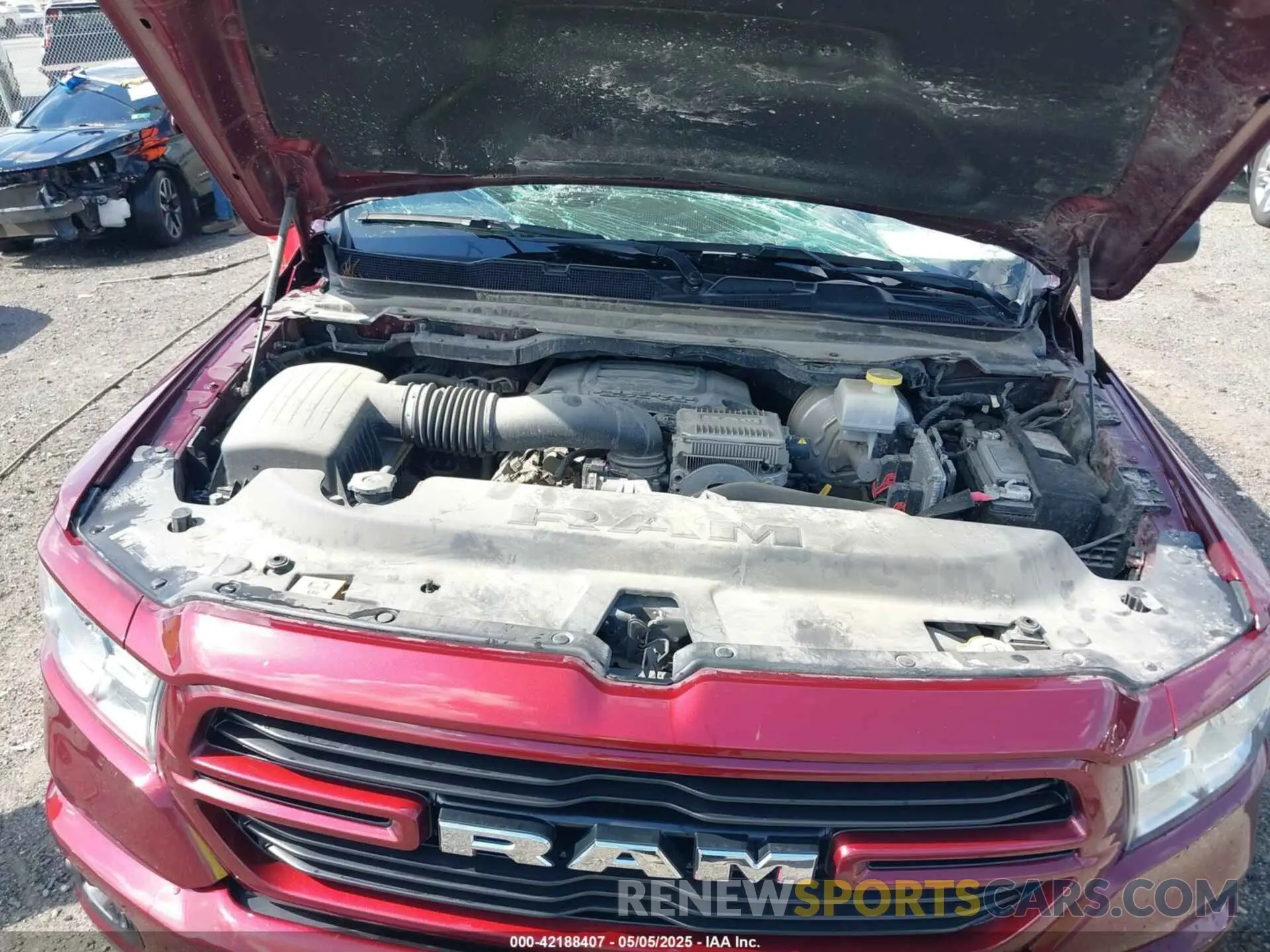 10 fotografías del automóvil dañado 1C6SRFFT4MN808354 RAM 1500 2021