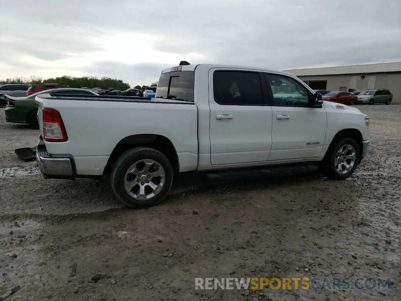 3 fotografías del automóvil dañado 1C6SRFFT5MN827950 RAM 1500 2021